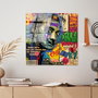 Wallity UV-817 Cuadro de Vidrio Templado Multicolor 50 x 50 cm